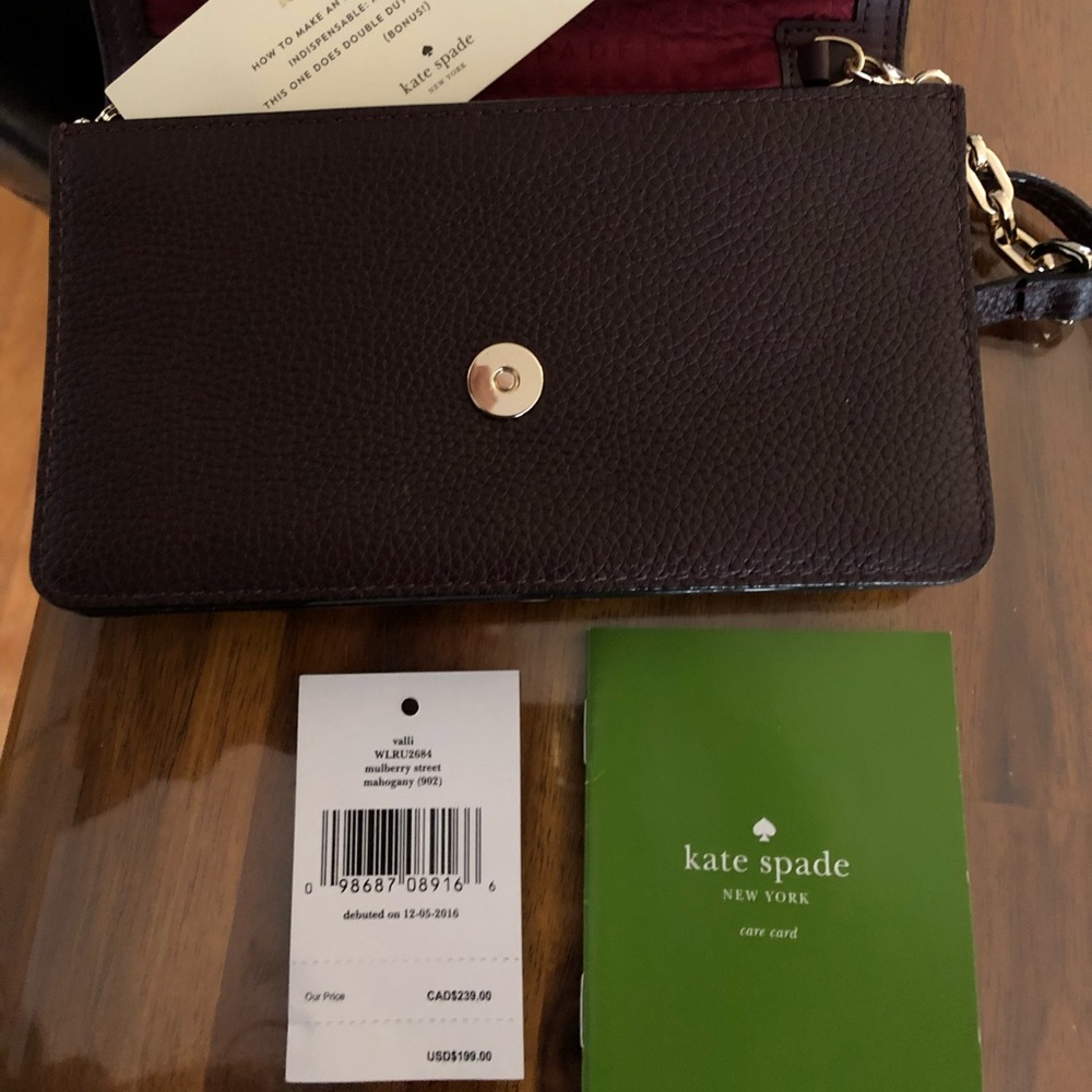 Kate Spade Purse cute maroon color